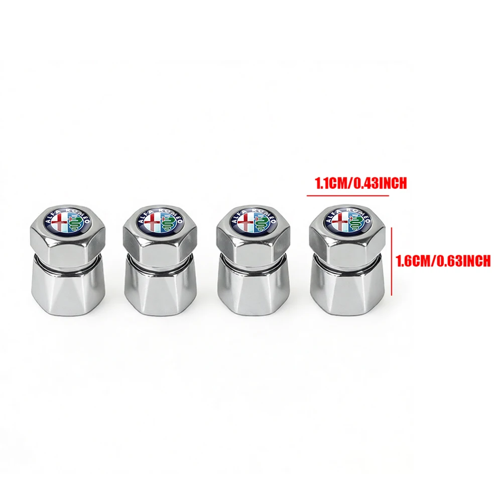 Universal Vehicle Tire Valve Dust Cover Caps - Auto, Truck, Motorcycle, and Bike Wheels