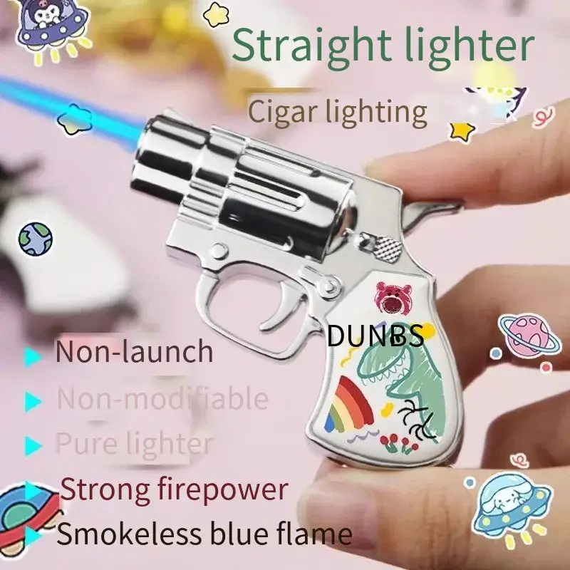 

New High Beauty Creative Personality Cute Gun Lighter Windproof Inflatable Net Red Strawberry Bear Cartoon Lighter Widget