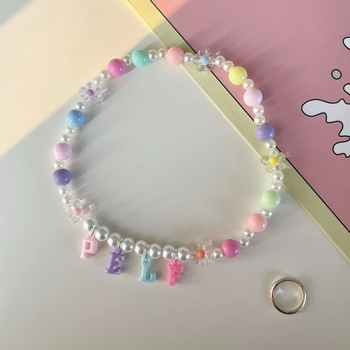 애완동물 고양이 및 개 이름 커스텀 브랜드 펜던트, 진주 구슬 목걸이, 고양이 칼라 장식 목걸이, 고양이 키트, 개 키트 4
