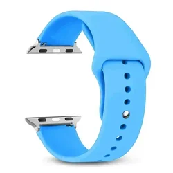 Premium Silicone Watch Band - Elegant and Durable Strap Accessory - 42 44 45 49 mm S - M (03 blue)