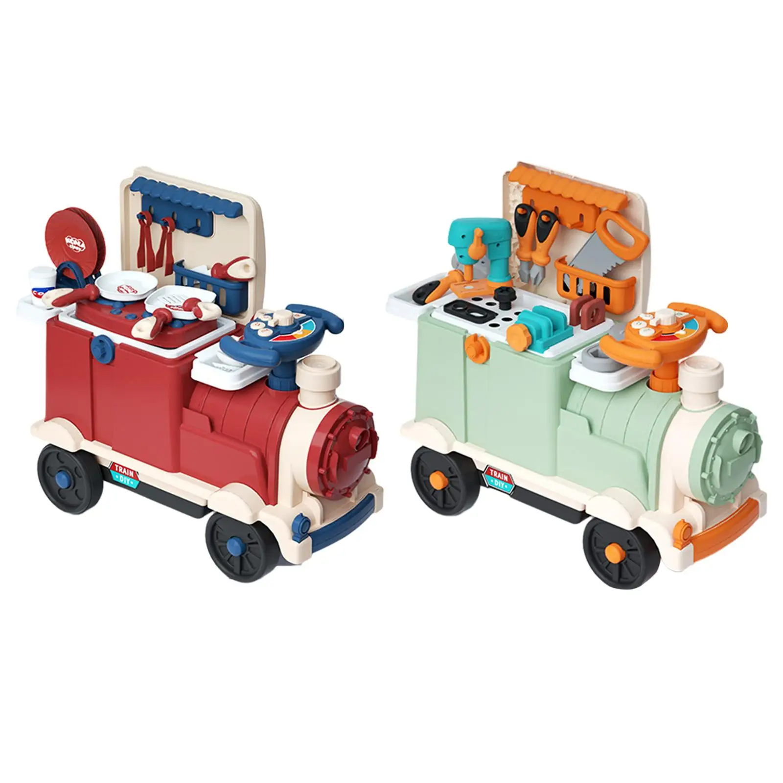 Children's Train Can Accommodate People 3D Craft Kits Kids Scooter Baby Seat