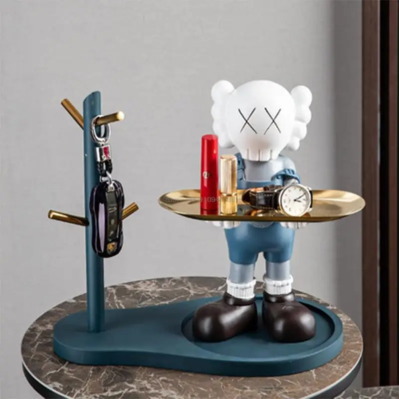 

Put the Key Rack to Install the Porch Storage Decoration Door Entry Living Room Home Decoration Creative Violent Bear