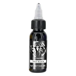 Vibrant Tattoo Ink Pigment Set for Artistic Body Coloring and Semi - Permanent Makeup (SL - TRUE - BLACK)