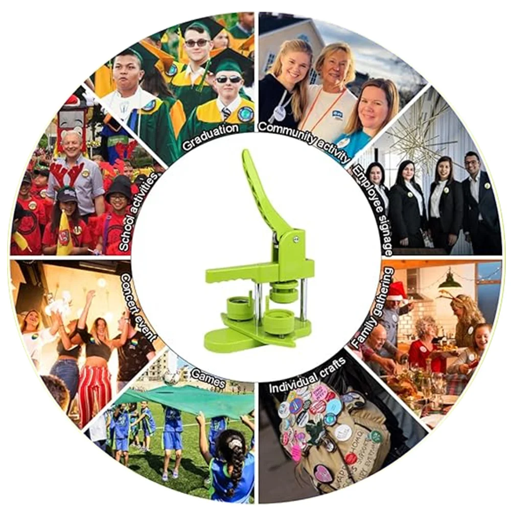 Badge Pin Button Maker Machine 25-58MM Badges Button Press Machine Making Art Handicrafts Parts Magnet Maker badge maker,button maker machine,magnet maker