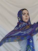 1 pièces Ramadan Hijab imprimé léopard femmes bohème aquarelle doux musulman Hijabs Floral respirant châle enveloppement écharpe foulard chaud