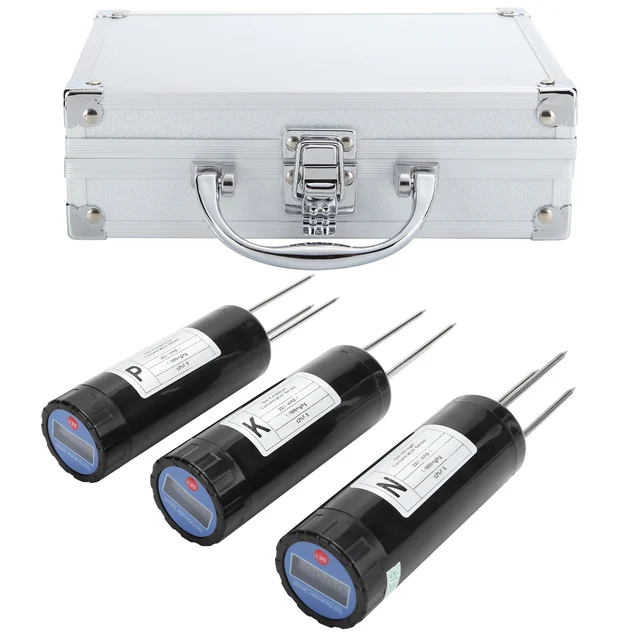 Talajmérő Tápanyag -Intelligens Műtrágya Detektor Tesztelő Npk Érzékelő Kertészeti Szerszám A Zöld Ház Mezőgazdaságához Talajérzékelő - Image 3