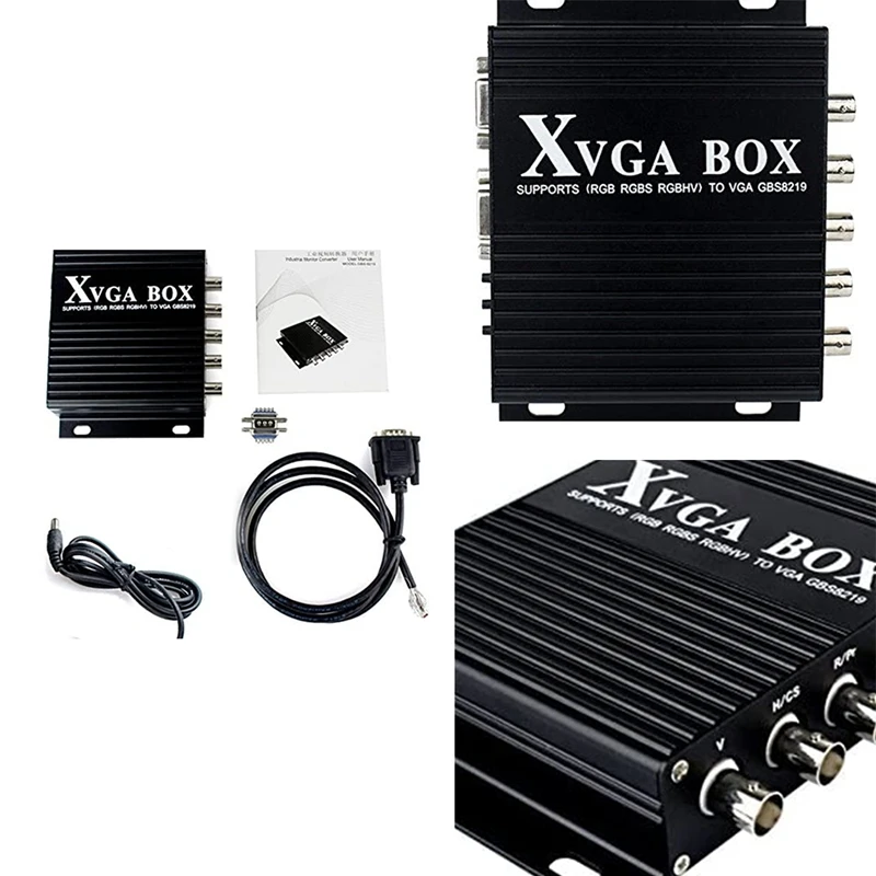 XVGA 박스 RGB RGBS MDA CGA EGA VGA 산업용 모니터 비디오 컨버터 GBS-8219 산업용 모니터 변환기