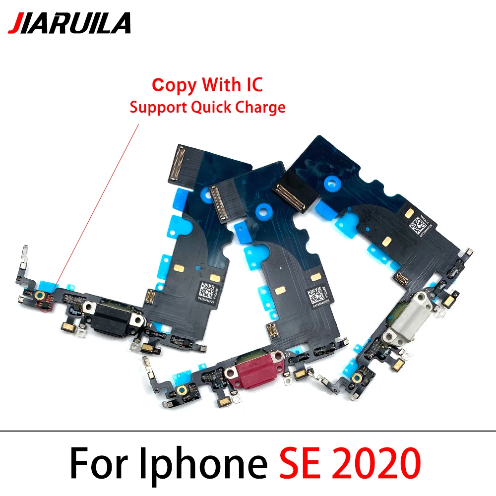 10 pz, 100% nuovo originale per IPhone SE 2020 caricatore USB porta di  ricarica connettore Dock scheda microfono cavo flessibile ricarica rapida -  AliExpress