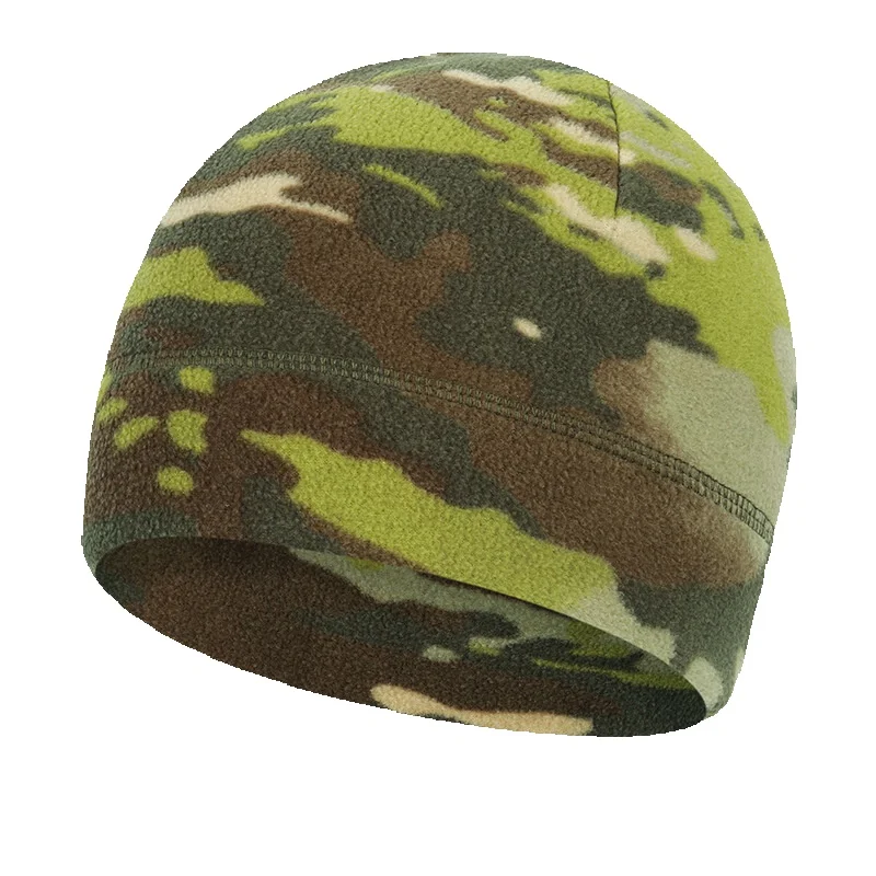 LazyZoom Ruidong Autumn Winter Cycling Fleece Cap Outdoor Cold-Proof Headgear Helmet Liner Windproof Mask Breathable Thermal Hat_voghion.com