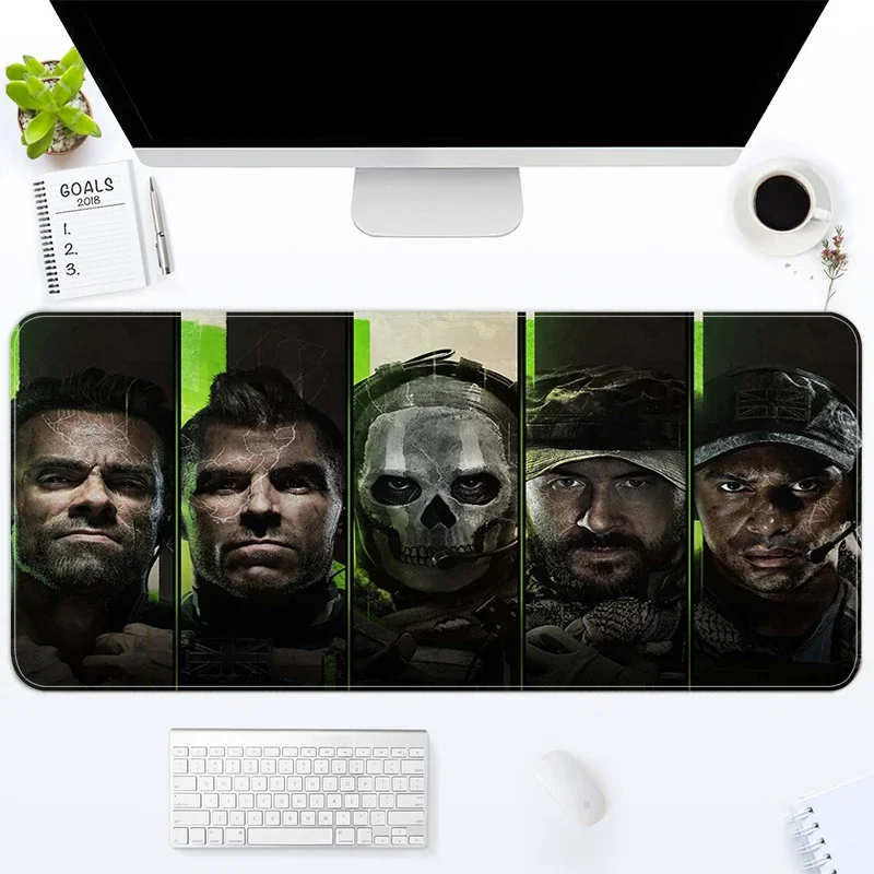 

Large Call of Duty Mouse Pad Ghost Face Playmat Pc Cabinet Gamer Desk Mat Keyboard Computer Mausepad Gaming Accessories Mousepad