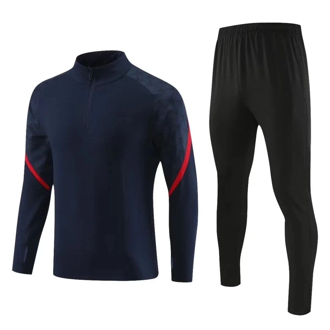 Warm Up Football Training Track Suits Kids Sport Soccer Tracksuit For Men
