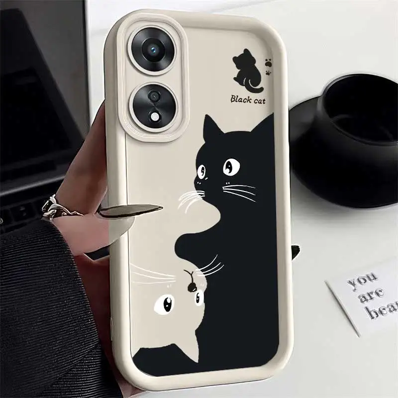 Elegant Taichi Cat Sky Eye Ladder Design Phone Case Cover