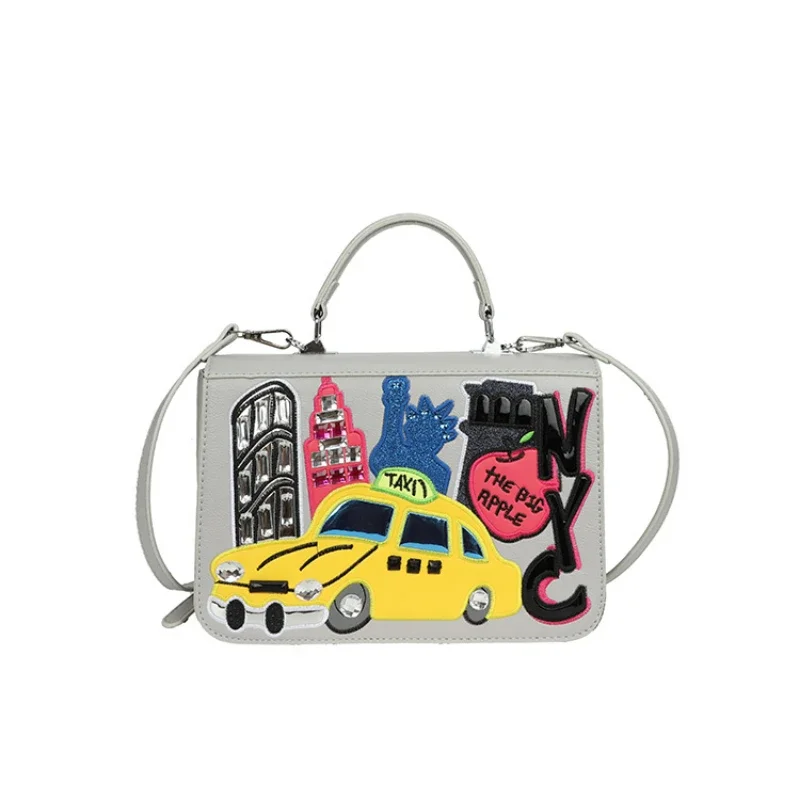 Progetta la nuova borsa a tracolla Casual da donna borsa a tracolla da viaggio con ricamo alla moda di tendenza borsa a tracolla da viaggio regalo di fascia alta