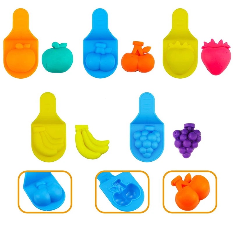 DIY Play Dough Model Tool Creative 3D Plasticine Tool Set Educational Toys for Kids Learning Educational Toys 5