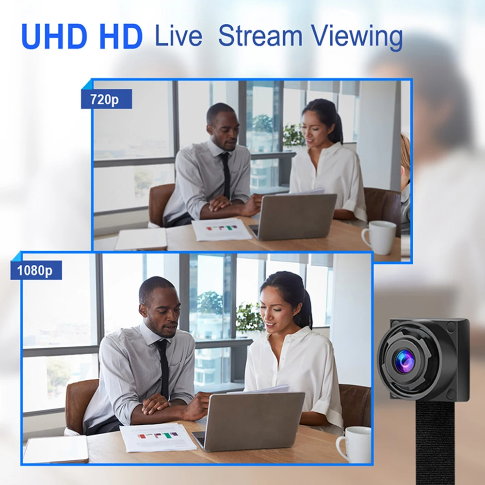 HD 1080P FAI DA TE Portatile WiFi IP Mini Macchina Fotografica P2P Visione Notturna A Infrarossi Vista Remota Micro Webcam Videocamera Indossabile Videoregistratore - immagine 6