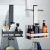 Movable Bathroom Shelves No Drill Shelf Organizer Shower Support Steel Shelf Multifunction Shelves Storage Unit For Bathroom 1