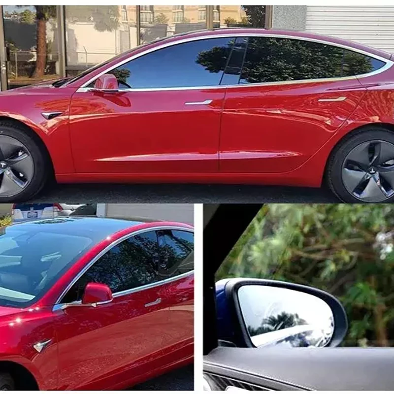 2/3/5m Solar Automotive Removable Protective Glass Window Auto Sunshade Film Car Non-reflective Film Car Window Tint