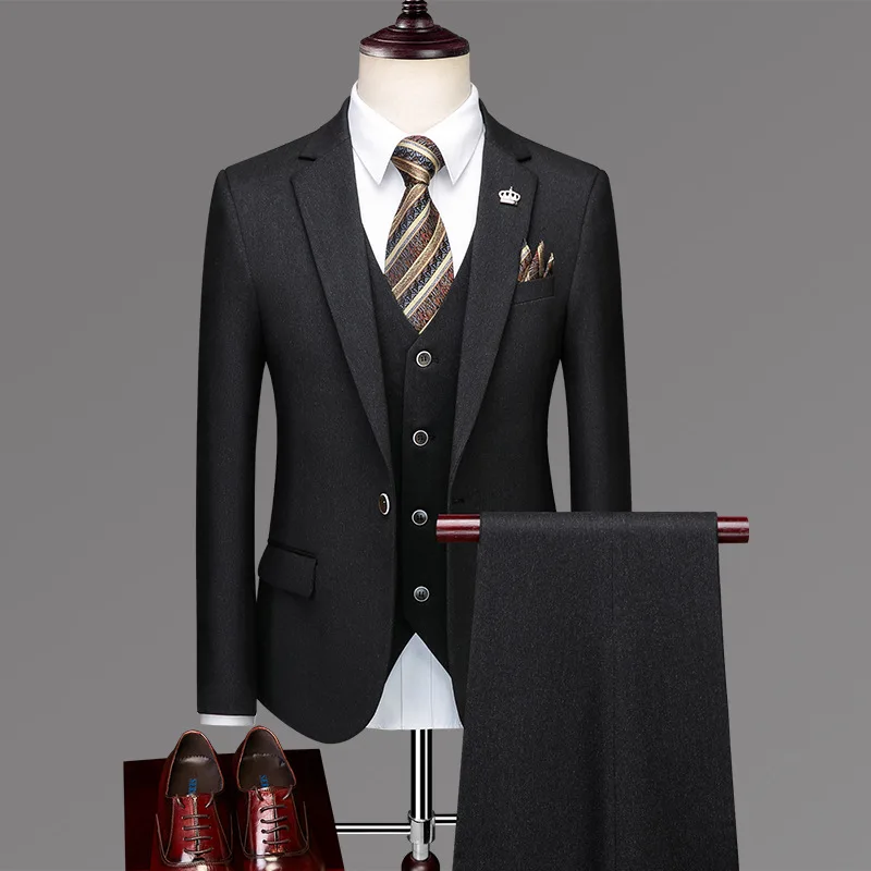 

Custom Made Groom Wedding Dress Blazer Pants Business High-end Classic Dress Trousers ZHA06-41999