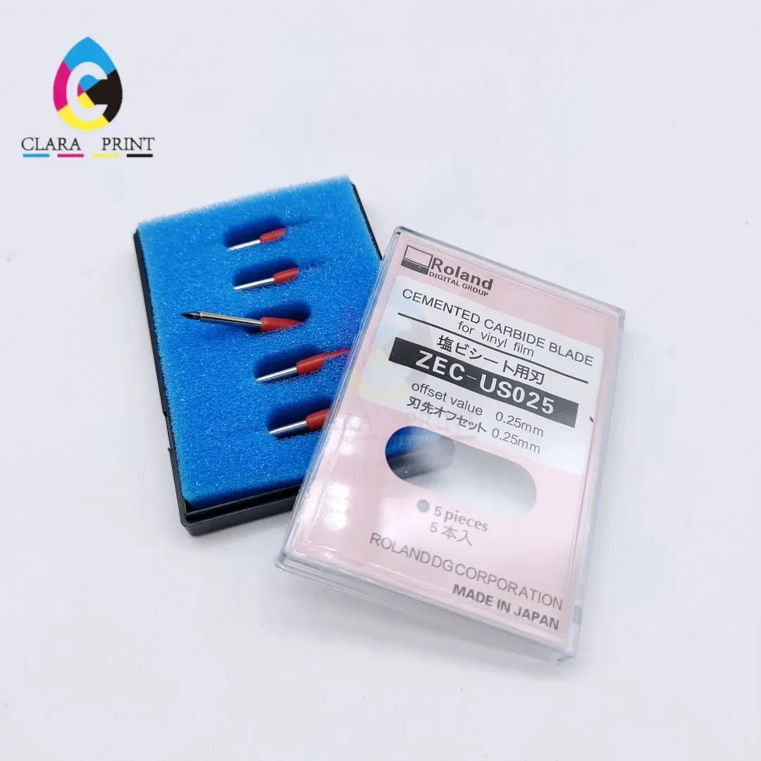 롤랜드 VP540 VP300 VS640 VS540 프린터용 호환 5PCS ZEC-US025 45도 커팅 블레이드
