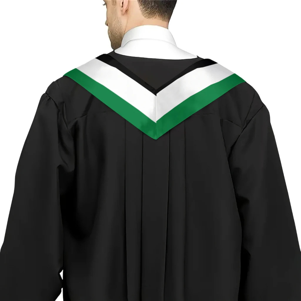 Neck Wrap Graduation Shawl Syria Flag 1932-1963 Coalition & United States Stole Sash Honor Study Aboard International Students