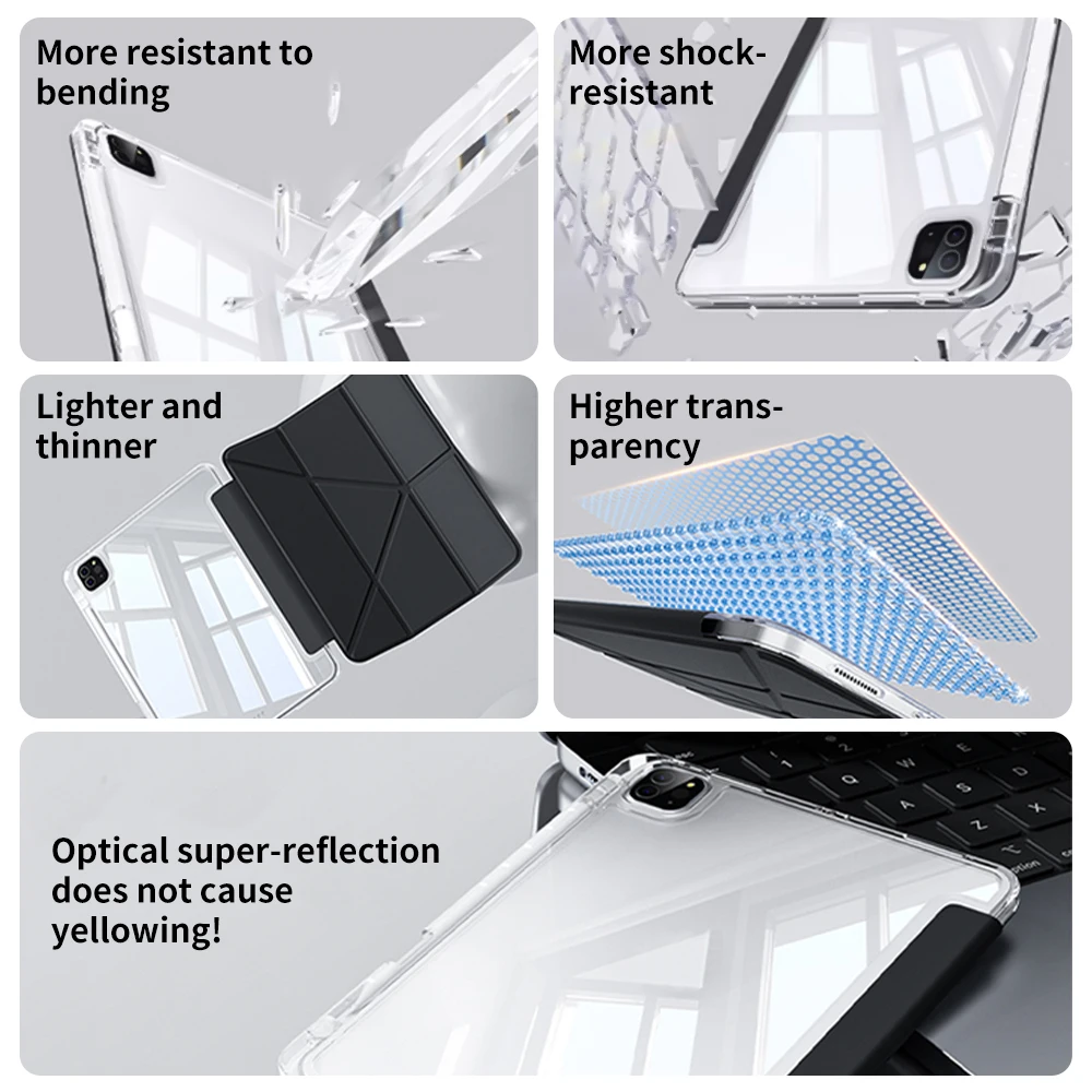 Sleek Protective Case with Auto Wake/Sleep Cover