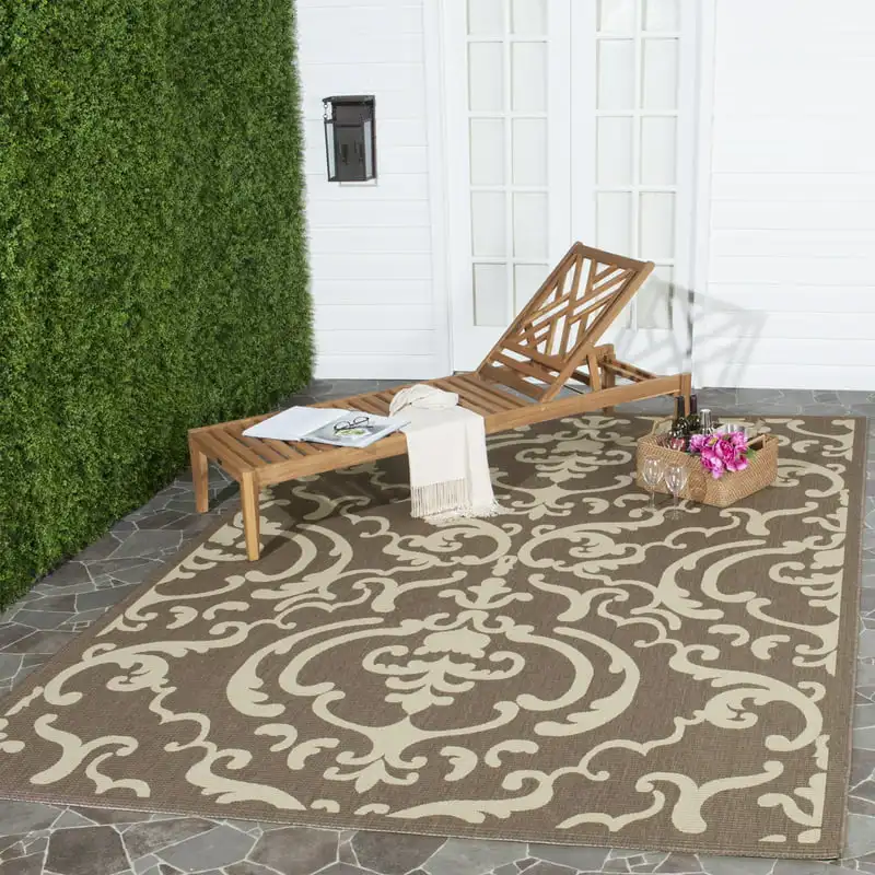 

Dara Damask Indoor/Outdoor Area Rug, 5'3 Mat Prayer mat Rainbow friends Tapis Play mat Alfombras para sala envio gratis Bathroom