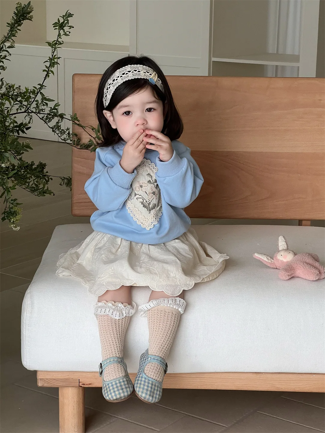 Spring New Baby Girl Long Sleeve Casual Sweatshirt Infant Cute Patch Tops Kids Girls Sweatshirt Cotton Toddler Clothes