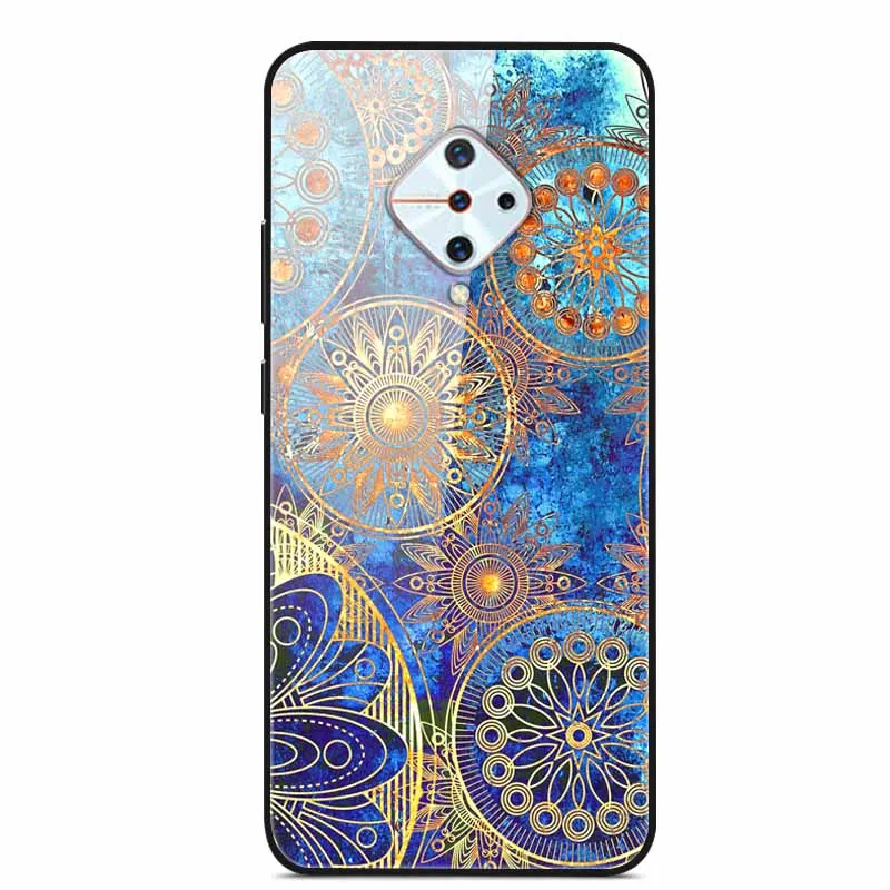 Premium Tempered Glass Back Case with Soft Bumper