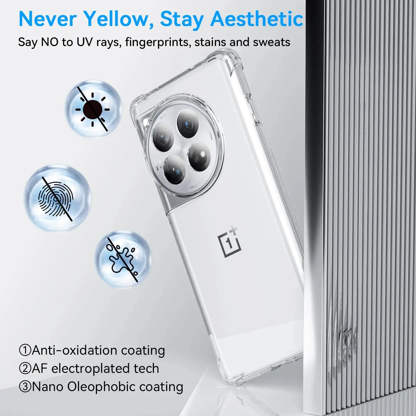 Clear Shockproof Silicone Airbag Armor Case - Transparent Bumper Cover