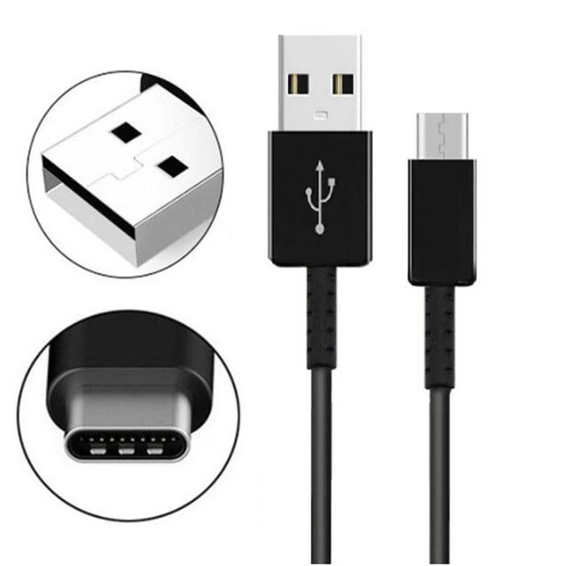 

50Pcs USB Cable For Samsung TYPE C Cable 1.2M 2A Fast Charger Data Line For samsung Galaxy S8 S9 Plus S10 Note 8 9 10 A3/A5/A7
