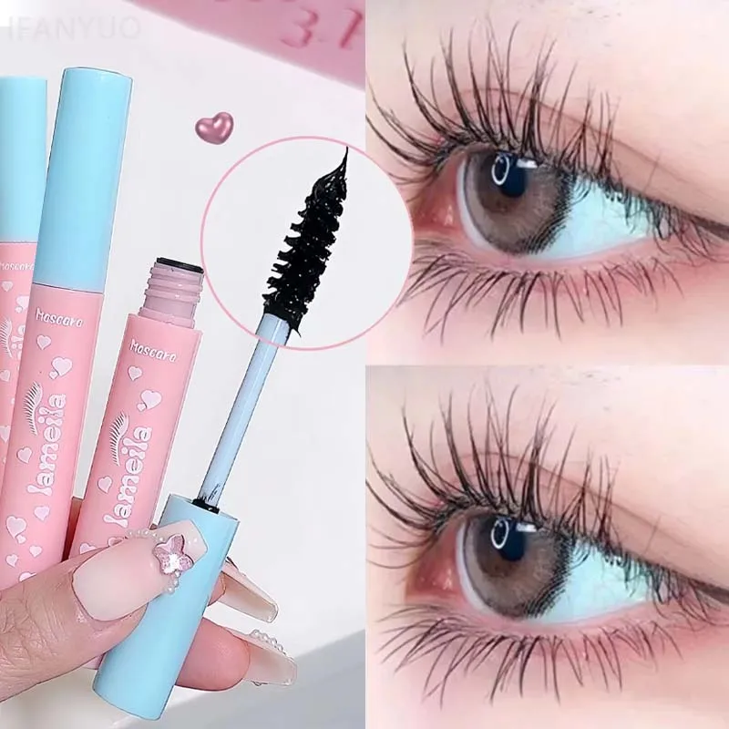 Mascara a lunga tenuta, impermeabile, senza aloni, coloranti, facile da rimuovere, trucco anti-grumi, incurvante, allunga le ciglia, cosmetici per occhi_voghion.com