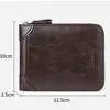 New Men Wallet Money Bag High Quality Fashion Soft PU Leather Card Holder Hasp Coin Pocket Purse Multi-card Personalized Wallets 6