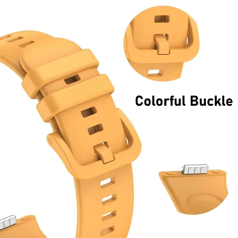 Breathable Silicone Strap with Protective Tempered Glass Screen and HD PC Case