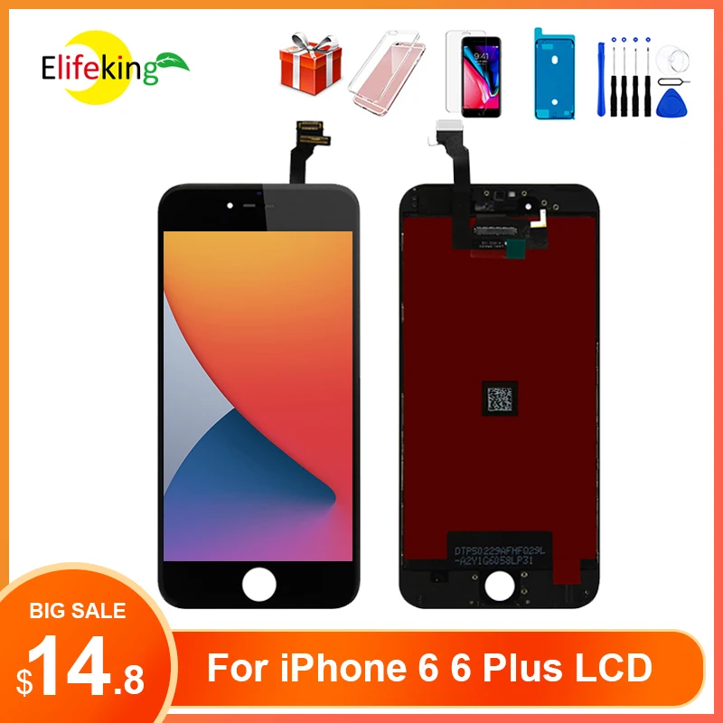 Lcd Oem Originale Per Iphone 6 6 Plus Display Lcd Touch Screen Pantalla Digitizer Assembly Sostituzione Riparazione Telefono Con Strumenti