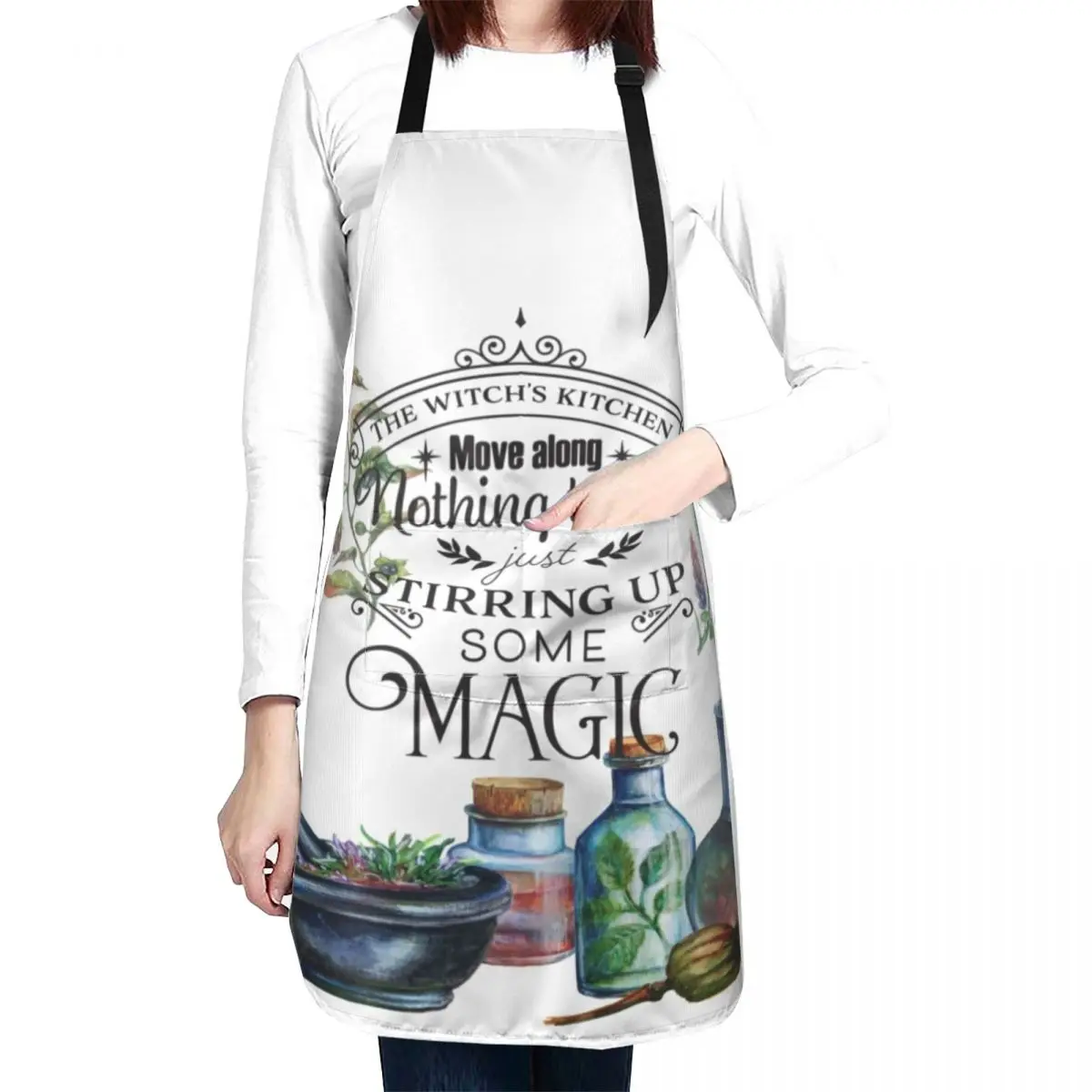 

The Witches Kitchen Stirring up some Magic Spells and Potions. Apron Children'S Apron for home useful pieces