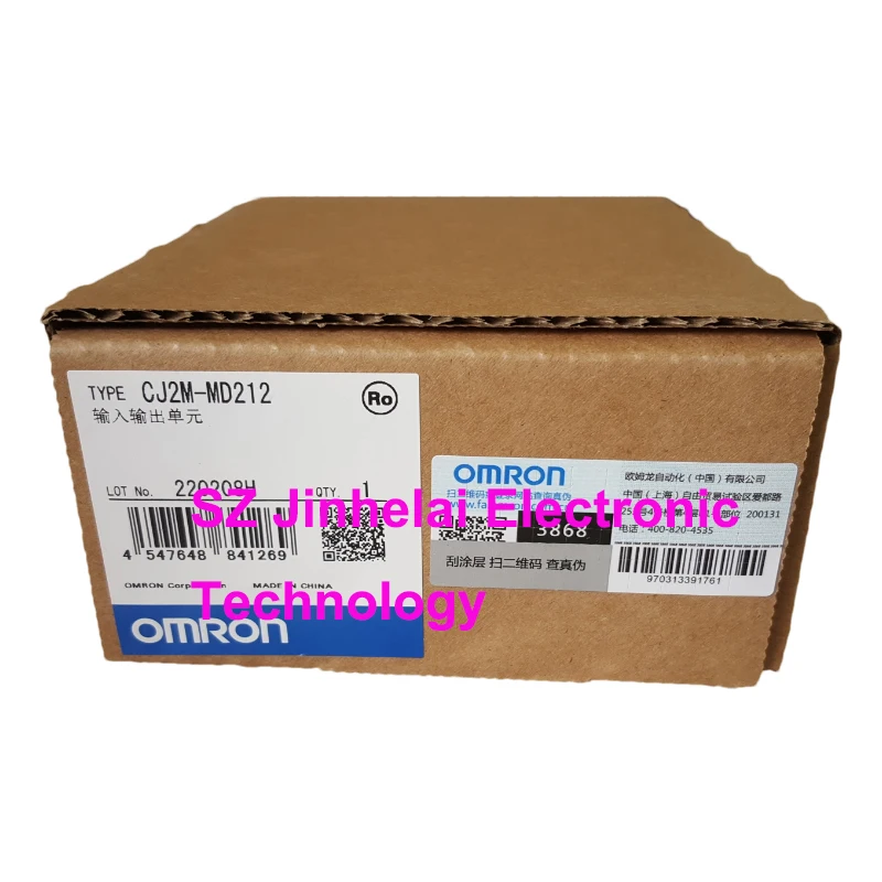 100% New and Original OMRON PLC Input Output Unit I/O Module CJ2M-MD211 CJ2M-MD212