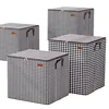 Quilt Storage Bag Clothes Quilt Finishing Storage Moving Bag Large Capacity Non-woven Foldable Dust-proof Bag #3559 5