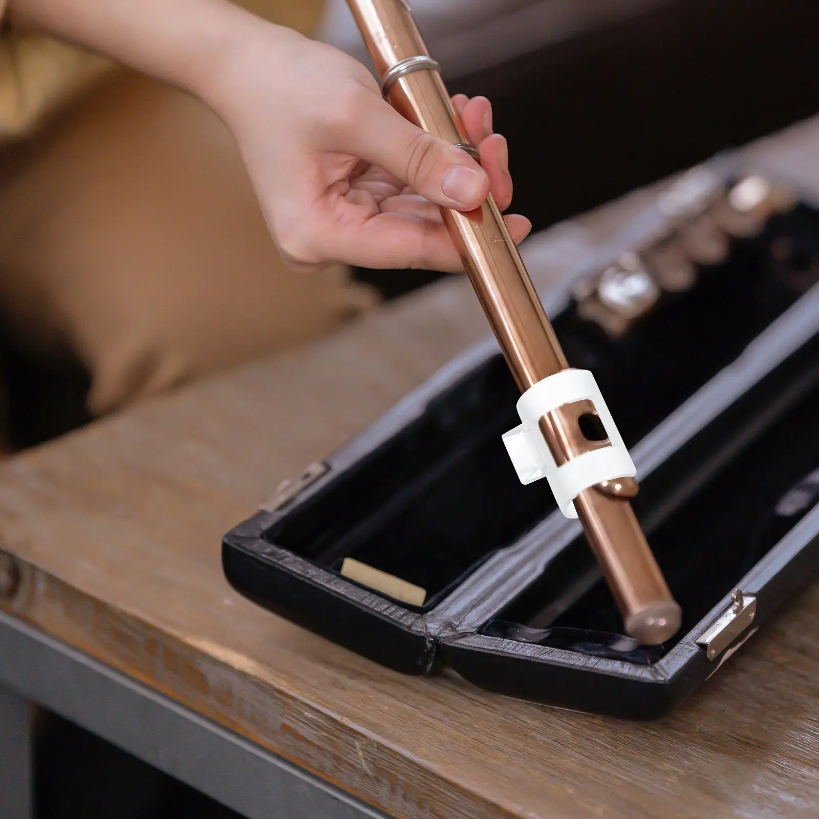 Portable Flute Mouthpiece Flute Playing Aid Apparatus Music Mouthpiece Beginner Supply Instrument Beginner Accessory