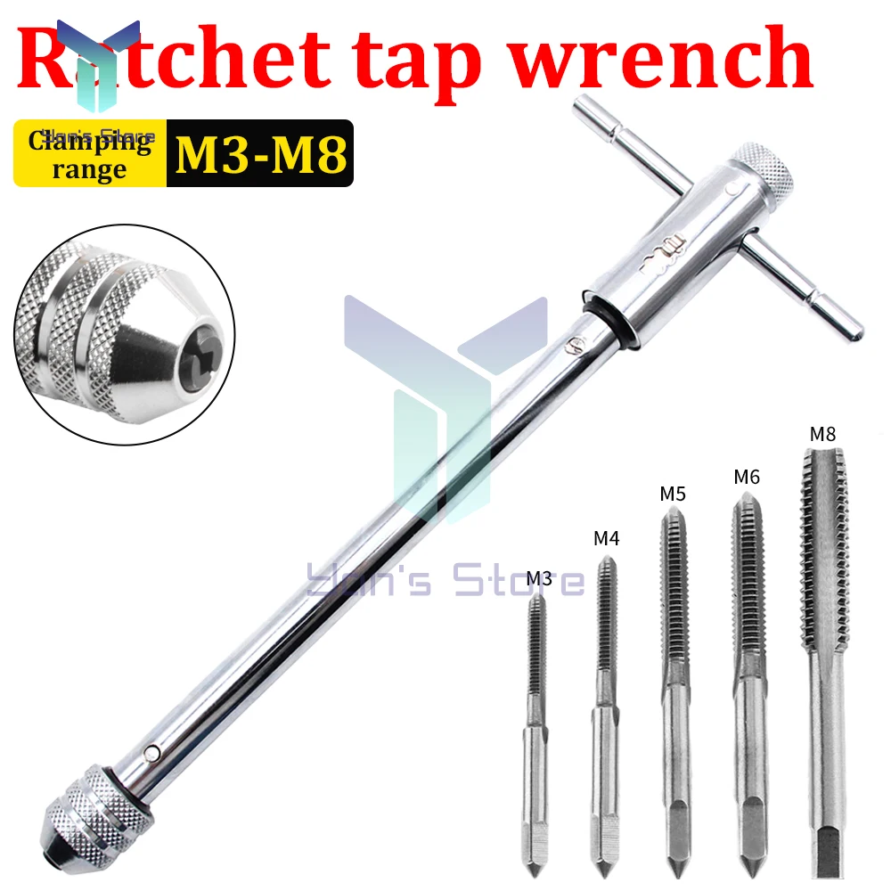 

Гаечный ключ, регулируемый трещотка с резьбой