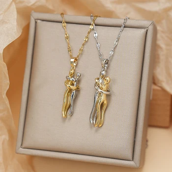 Embrace Continuum - Hug Pendant Necklace