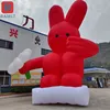 Giant inflatable cartoon glowing rabbit air model shopping mall outdoor decoration props can be customized 4