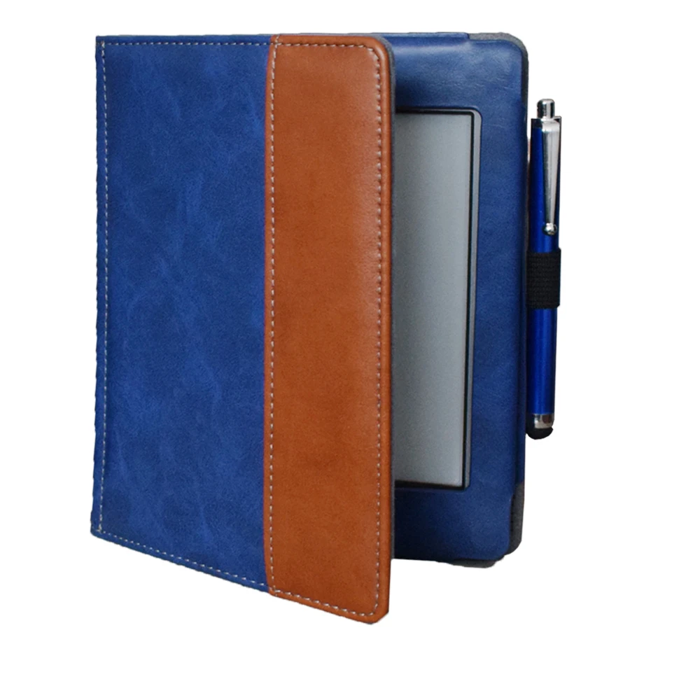 Premium Folio Flip Cover Case for Ebook Reader with Magnetic Closure and Stylus Pen