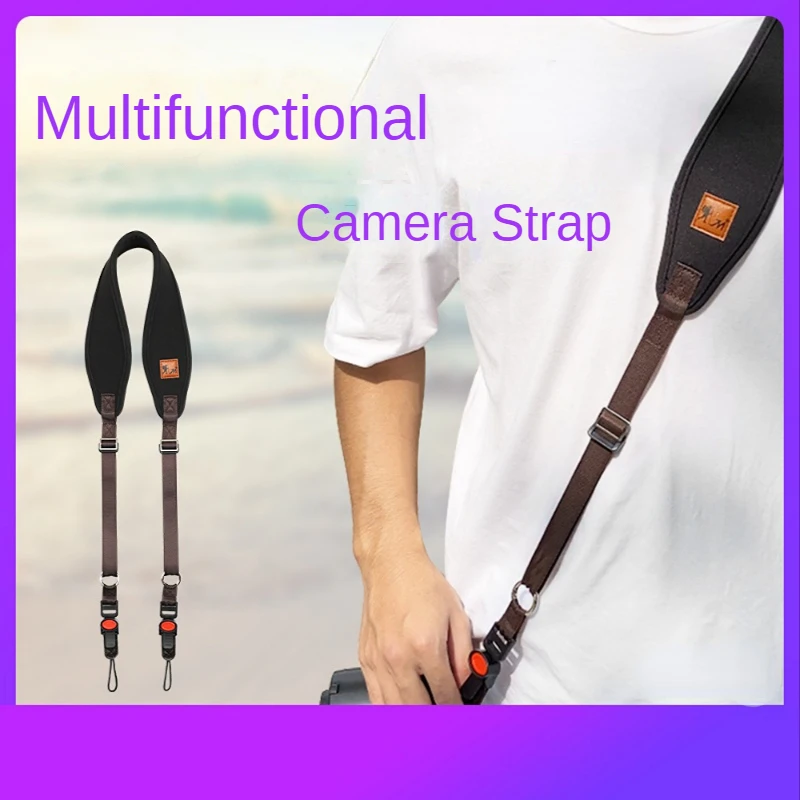 Quick Release Heavy-Duty Camera Strap Shoulder Neck Strap Belt for Canon Nikon Sony Fujifilm DSLR SLR Camera Straps Accessories