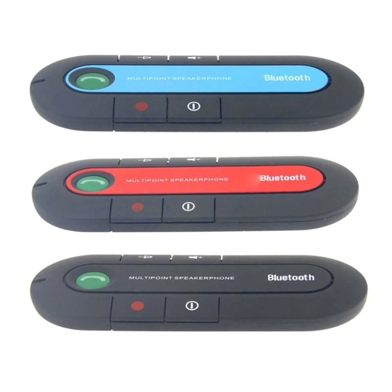 

68UF беспроводной Bluetooth-совместимый автомобильный динамик телефон гарнитура MP3 козырек зажим