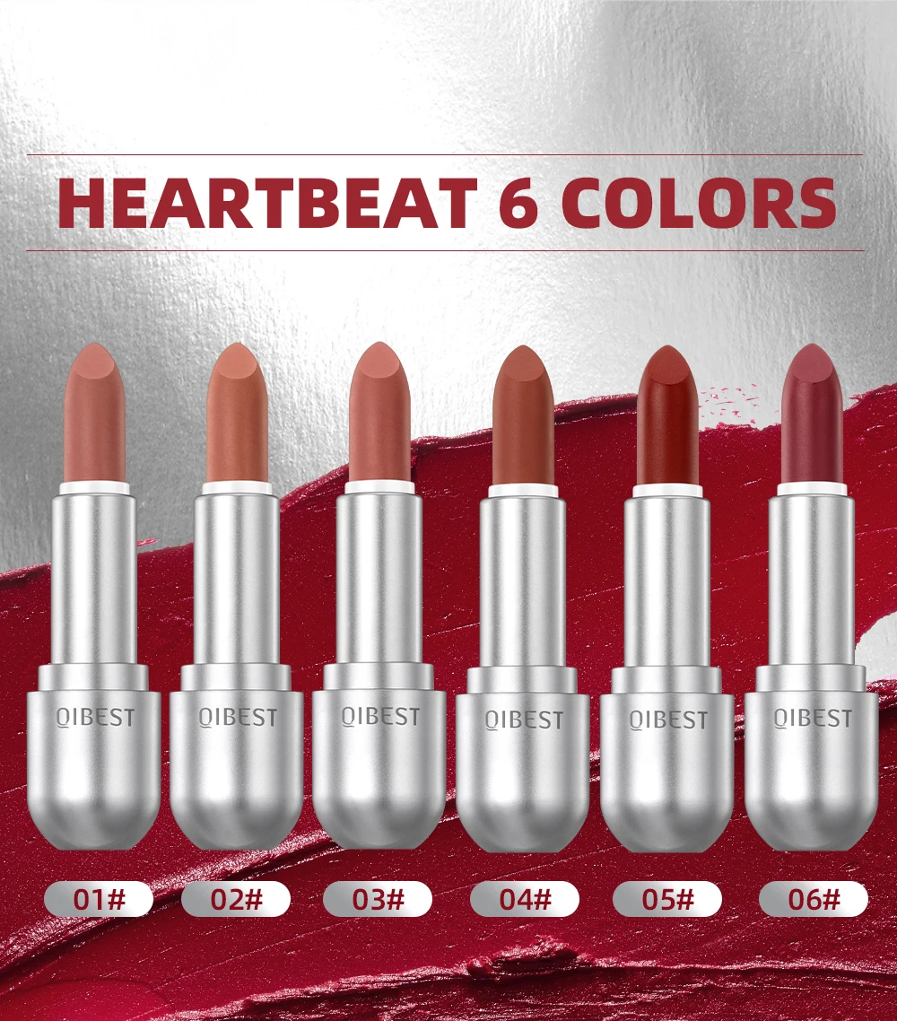 Professioneller Matter Lippenstift Langhaftender Wasserfester Lippenstift_voghion.com