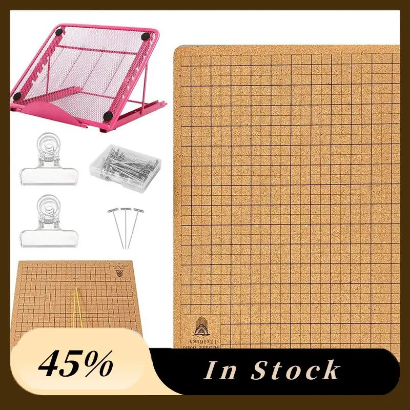 A60Z Top Lace Plate And Metal Adjustable Bracket With T-Pin Clip Lacemaking Supplies Lacemaking Tool For Braided Cord Bracelets