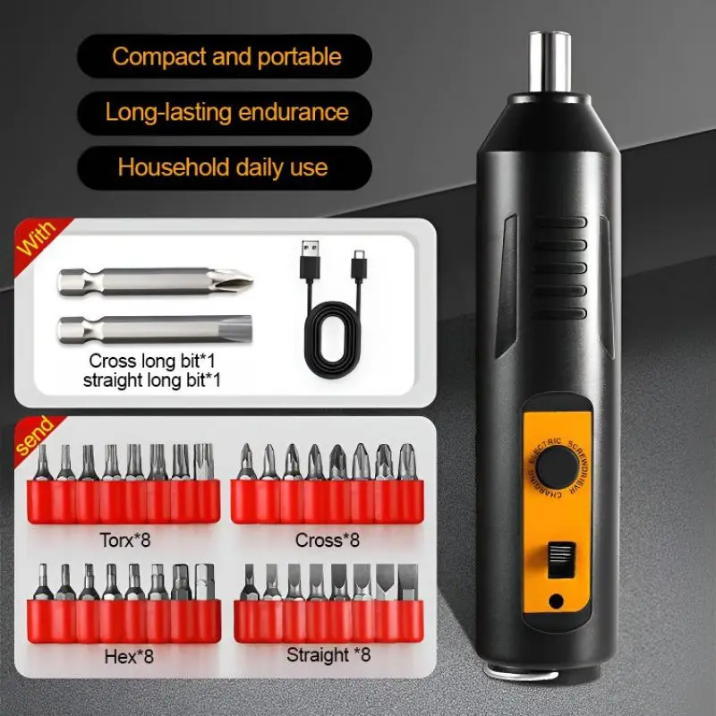 

Portable Home Use Electric Screwdriver Set With Precision Magnetic Multifunctional for Smart Home Disassembly And Repair Toolbox