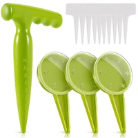 Seed Dispenser Planter Tool Set -Adjustable Garden Seeder Sower With 5 Dial Settings,T-Type Plant Labels Tags Markers 1