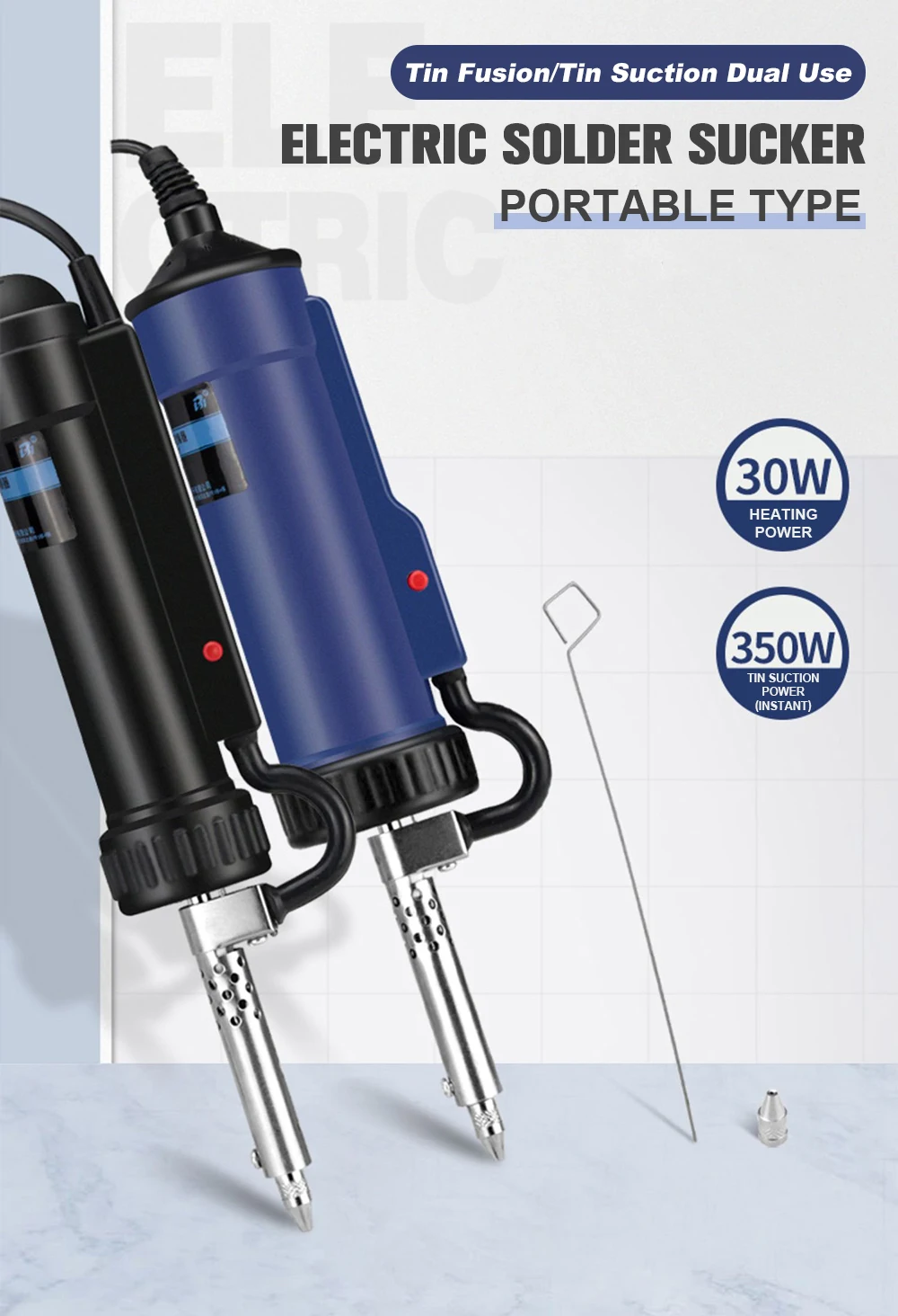 Electric Welding Sucker 220v Desoldering Gun Vacuum Pump Desoldering Tin Suction