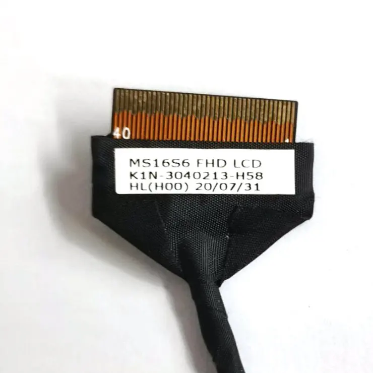 Original para Msi Cimeira E15 P15 Ms16s6 A11scs A11scst Ms16s6 Portátil Fhd Display Cabo Flexível K1n3040213-h58 - Imagem 2